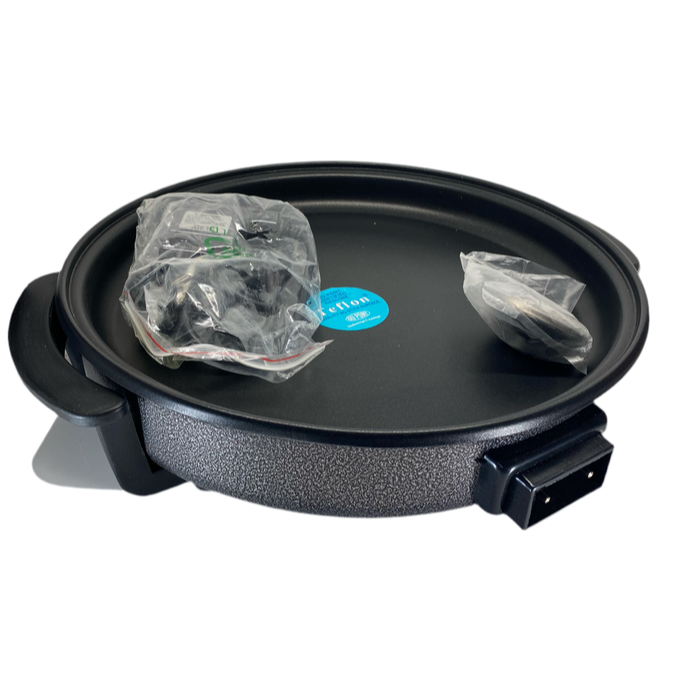Sartén Eléctrica Multifunción 40cm 2600W – Antiadherente, Pizza, Paella y Más