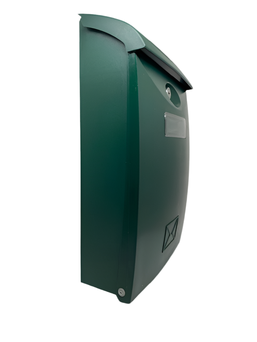 Buzón Exterior PVC Verde Tamaño DIN A4 – Resistente a la Intemperie