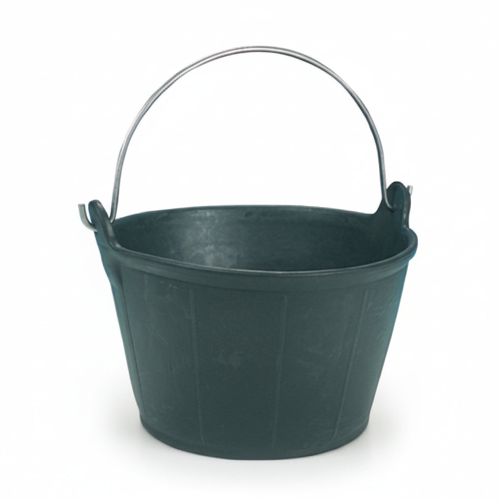 Cubo Italiano de Caucho Flexible 10L – Para Construcción, Obra y Jardín