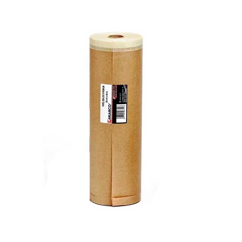 Cinta Pintor con Papel 45 cm x 20 m – Cinta Krepp Protectora para Pintura