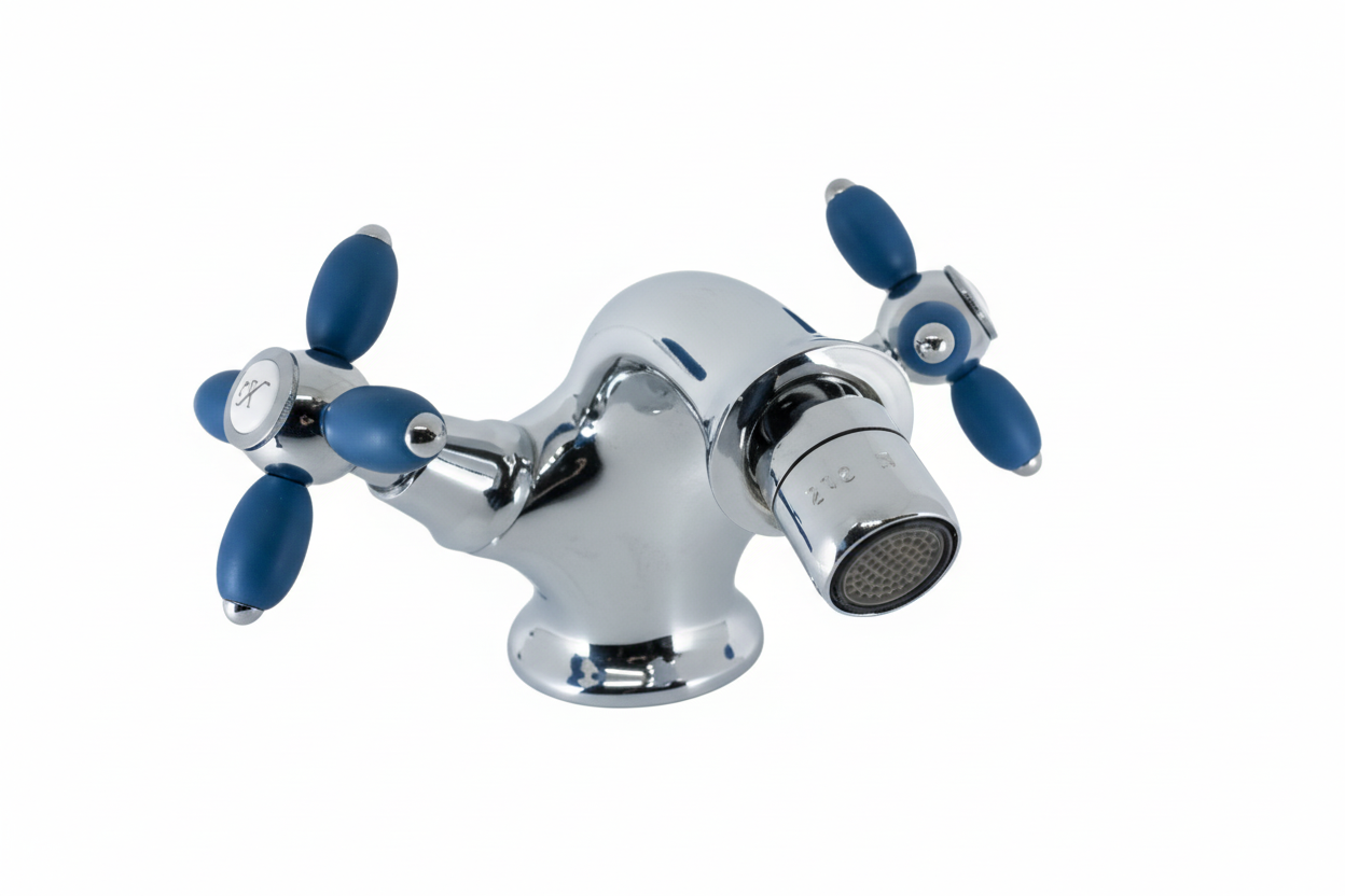 Grifo Bidé Charleston Azul Azafata – Color Exclusivo para Baños con Estilo