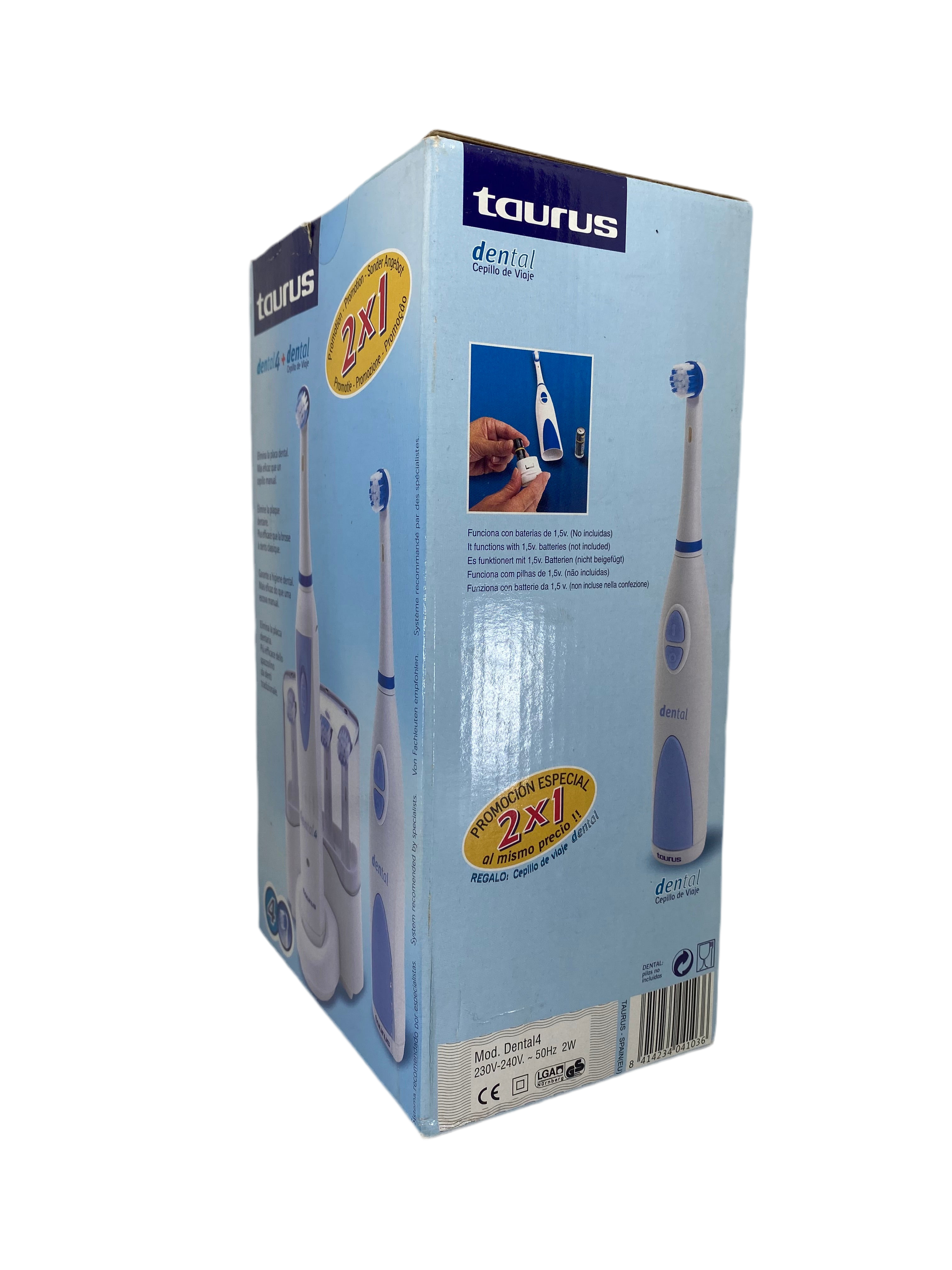 Cepillo Dental Taurus 2-en-1 con Recambios – Últimas Unidades en Oferta