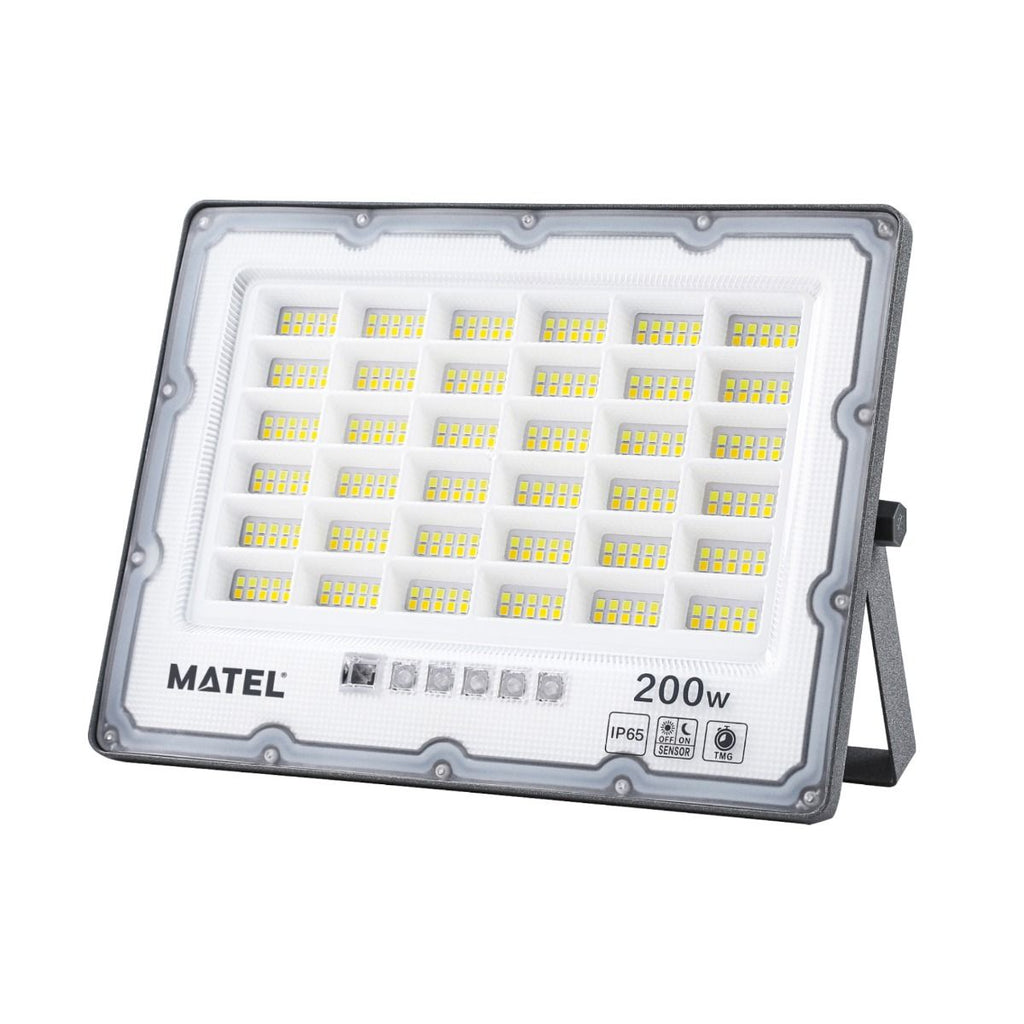 Proyector LED Solar 200W CCT IP65 – Batería 15000mAh, 2000 Lúmenes, Máxima Potencia