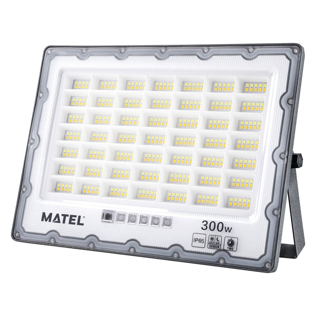 Proyector LED Solar 300W CCT IP65 – Batería 18000mAh, 2500 Lúmenes, Tope de Gama