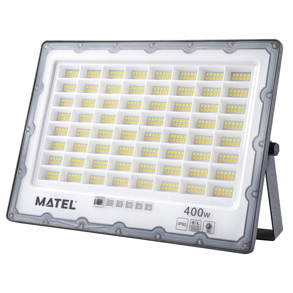Proyector LED Solar 400W CCT IP65 – Batería 21000mAh, 3000 Lúmenes, Potencia Máxima