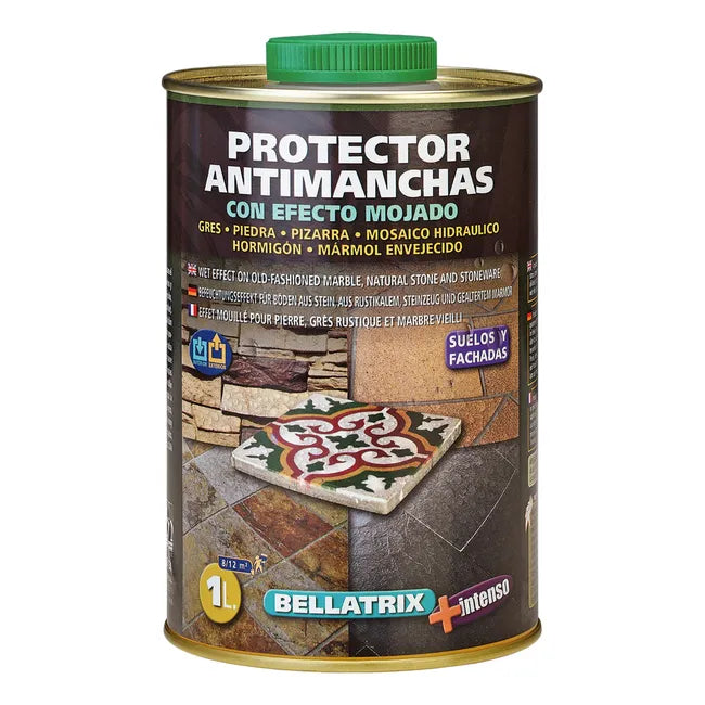 Protector Efecto Mojado Bellatrix Monestir 1L – Realza el Color de Barro, Terracota y Piedra