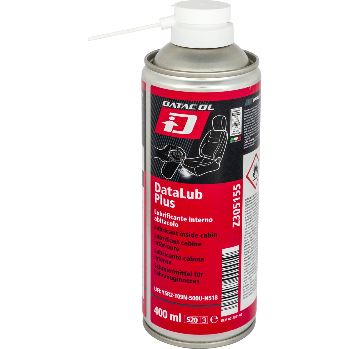 Lubricante Sintético para Habitáculo DATALUB Plus – Sin Manchas y Duradero