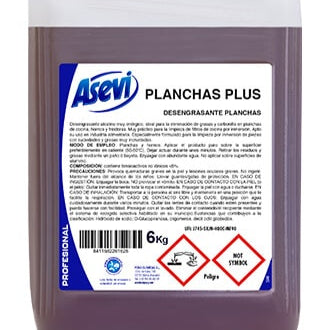 Desengrasante Profesional Planchas Asevi PL-2 Plus – Eliminador Grasa Industrial