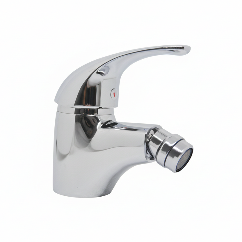 Grifo Monomando Bidé Cromado Base – Diseño Moderno, Control Preciso, Instalación Fácil