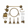 Conjunto Accesorios Baño Bronce Envejecido 6 Piezas – Estilo Vintage Premium