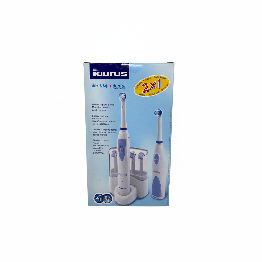 Cepillo Dental Taurus 2-en-1 con Recambios – Últimas Unidades en Oferta