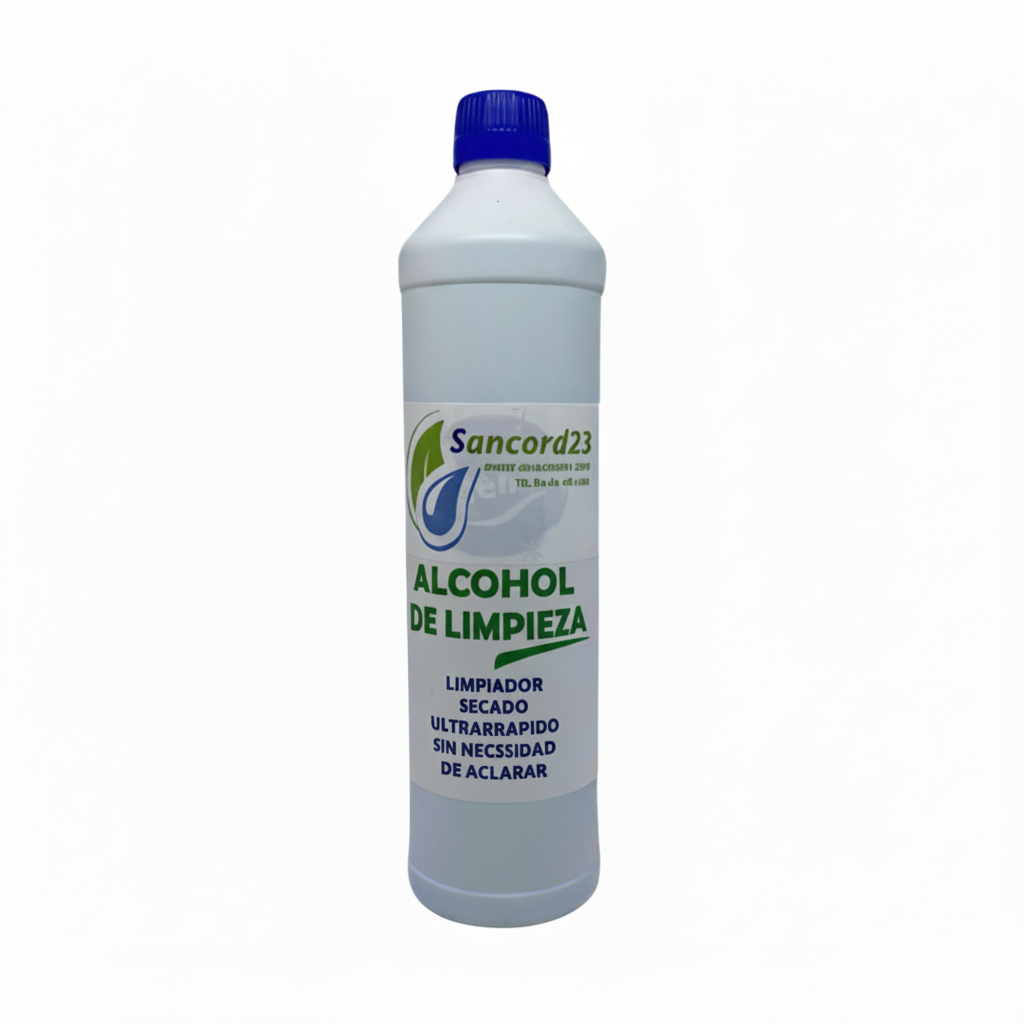 Alcohol de Limpieza 96º 750ml – Desinfectante Multiusos, Secado Rápido, Aroma Limón