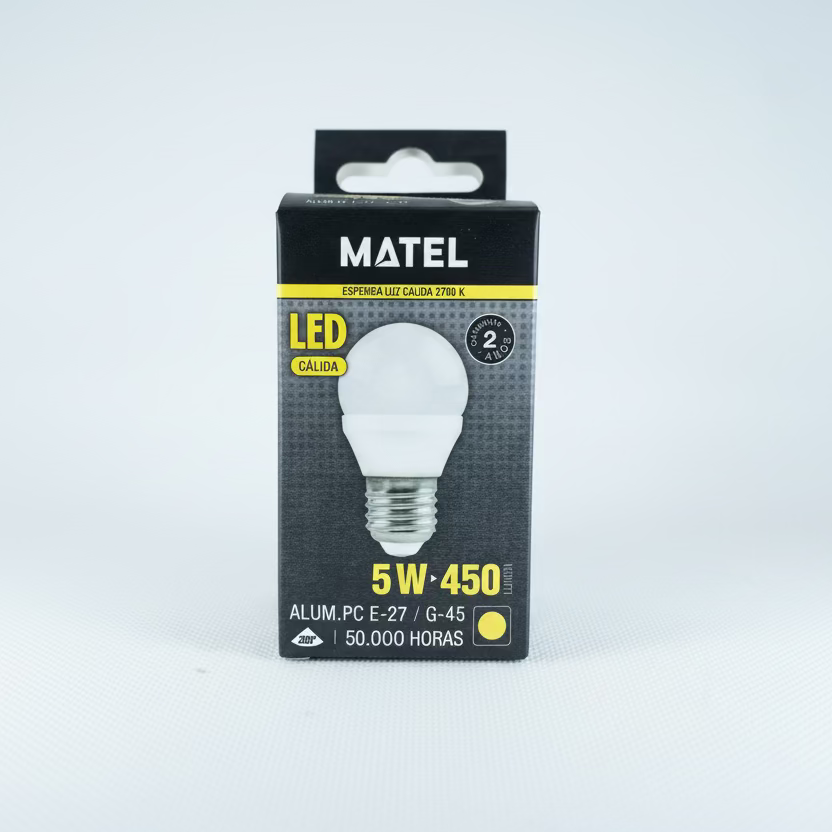 Bombilla LED Esférica E27 G45 Luz Cálida – Decorativa, Ambiente Acogedor