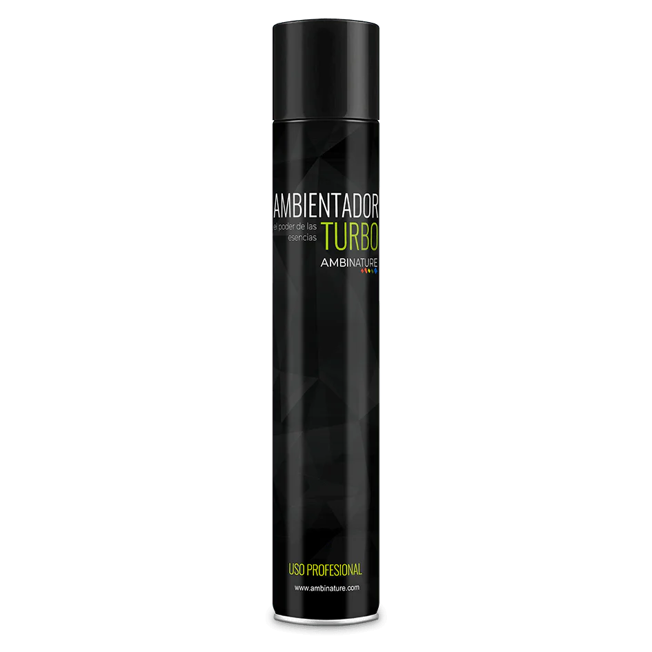 Ambientador Aerosol Turbo 750ml – Alta Concentración, 5 Fragancias, Hogar y Profesional