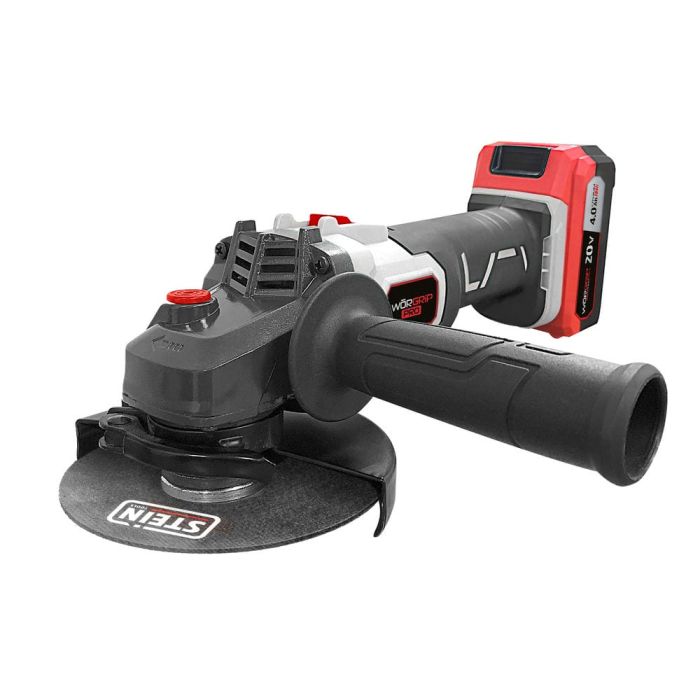 Amoladora Angular Inalámbrica Worgrip PRO 20V – Sin Cable, Disco 115mm