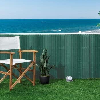 Cañizo de Ocultación PVC Verde – Rollo 5m, Resistente y Duradero
