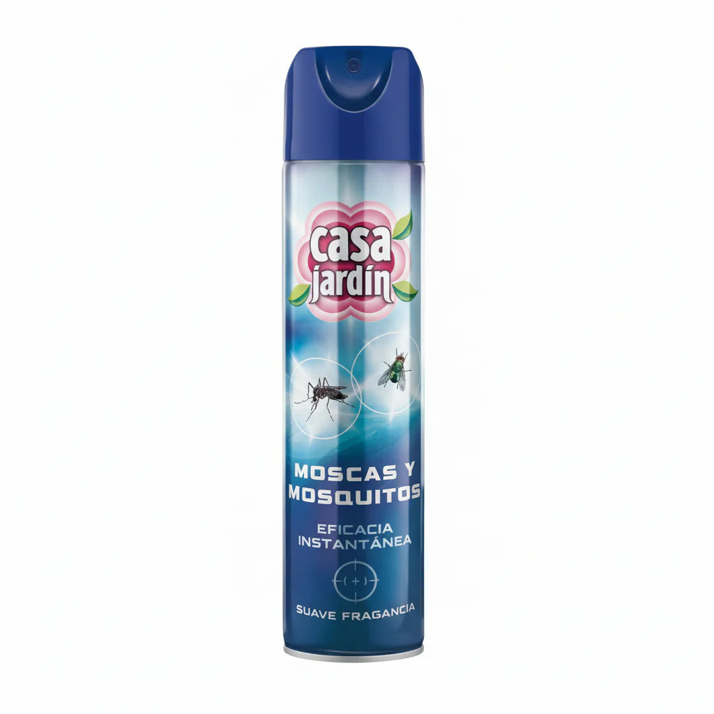 Insecticida Hogar y Jardín 800ml – Elimina Moscas, Mosquitos y Cucarachas