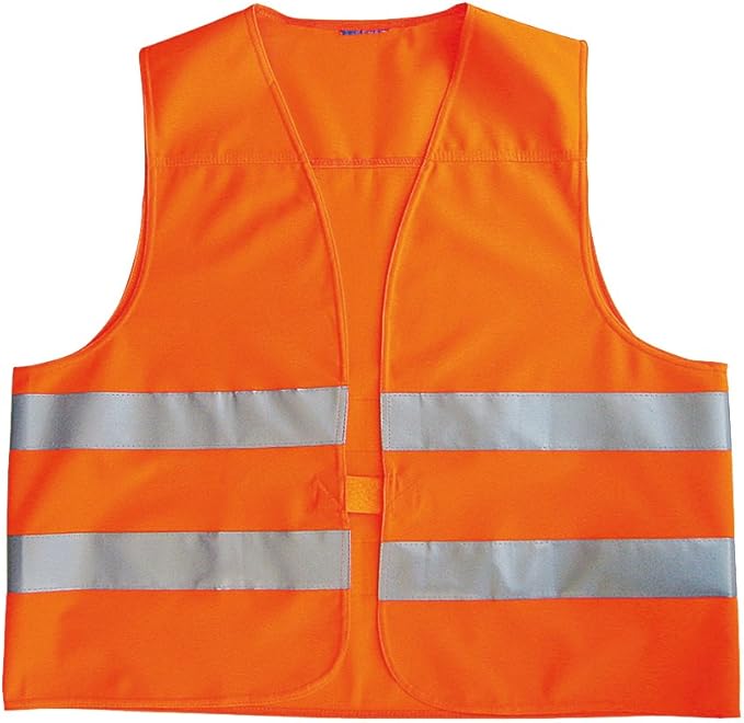 Chaleco Reflectante Alta Visibilidad Naranja – Certificación EN471 | Talla XL