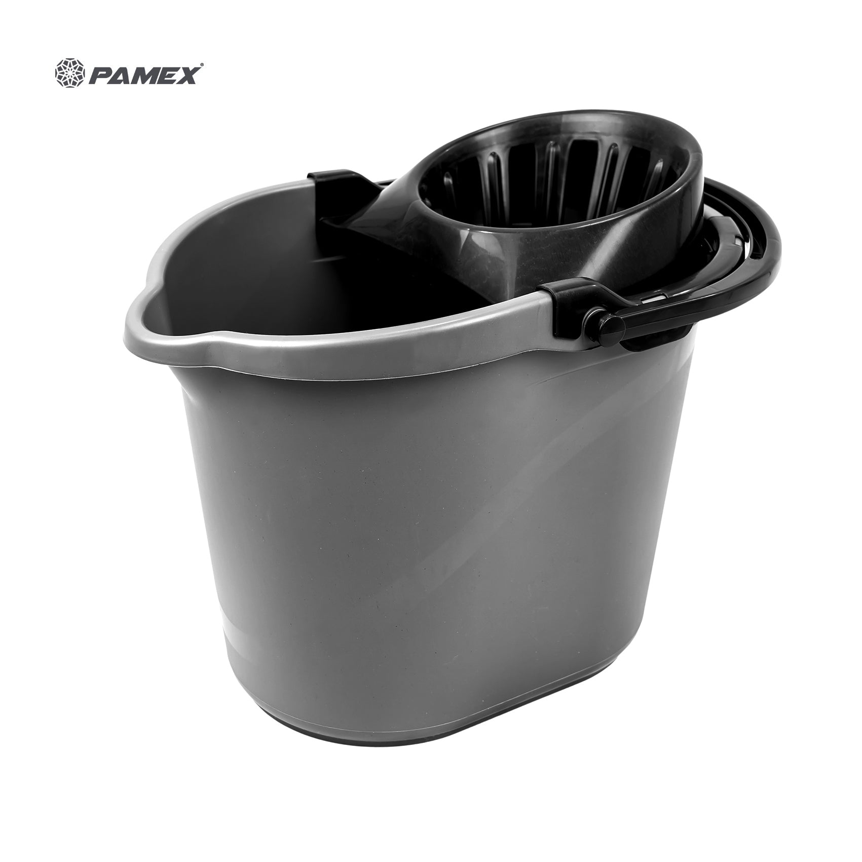 Cubo Fregona 15L Doble Cámara Intrasecchio – Agua Limpia y Sucia, Escurridor Integrado