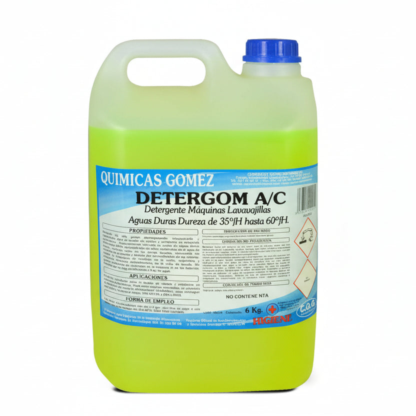 Detergente Lavavajillas Máquina 5L – Especial Aguas Duras, Hostelería Profesional
