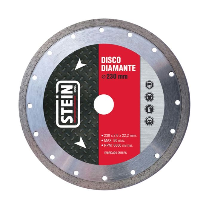Disco de Diamante Continuo Ø230mm – Corte Limpio en Cerámica, Gres y Mármol