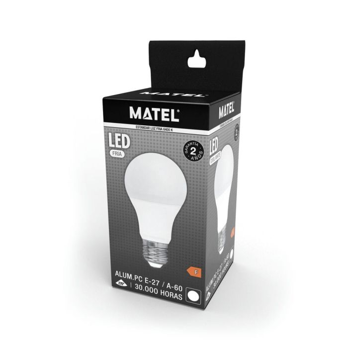 Bombilla LED E27 A60 6W Luz Fría – Bajo Consumo para Zonas de Paso