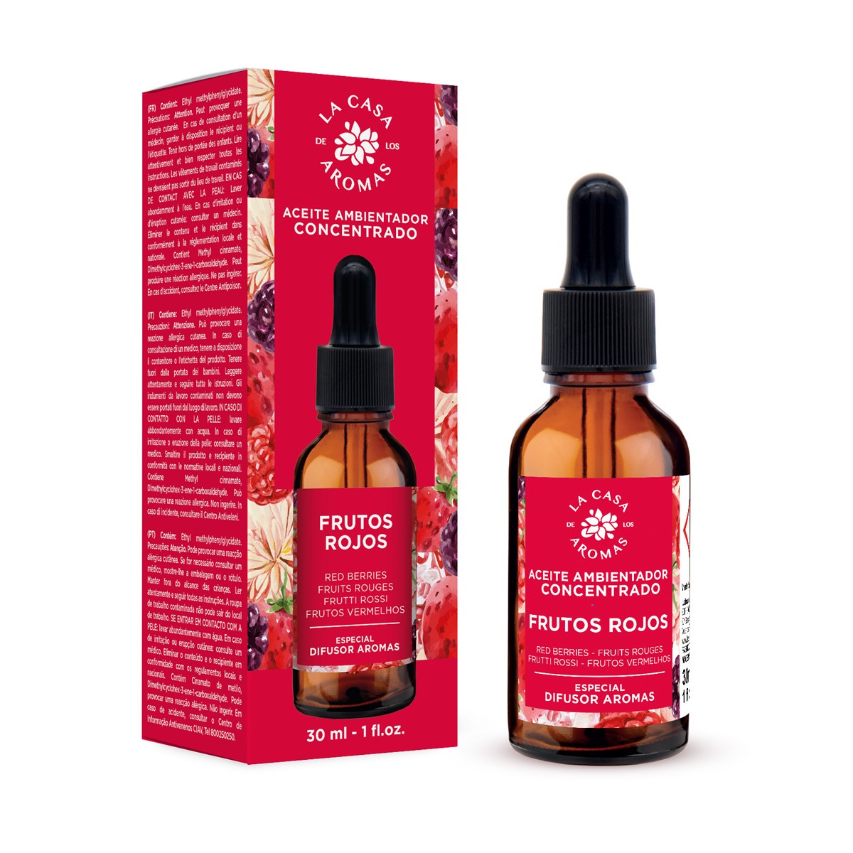 Aceite Aromático Concentrado para Difusor 30ml – 7 Aromas, Alta Duración