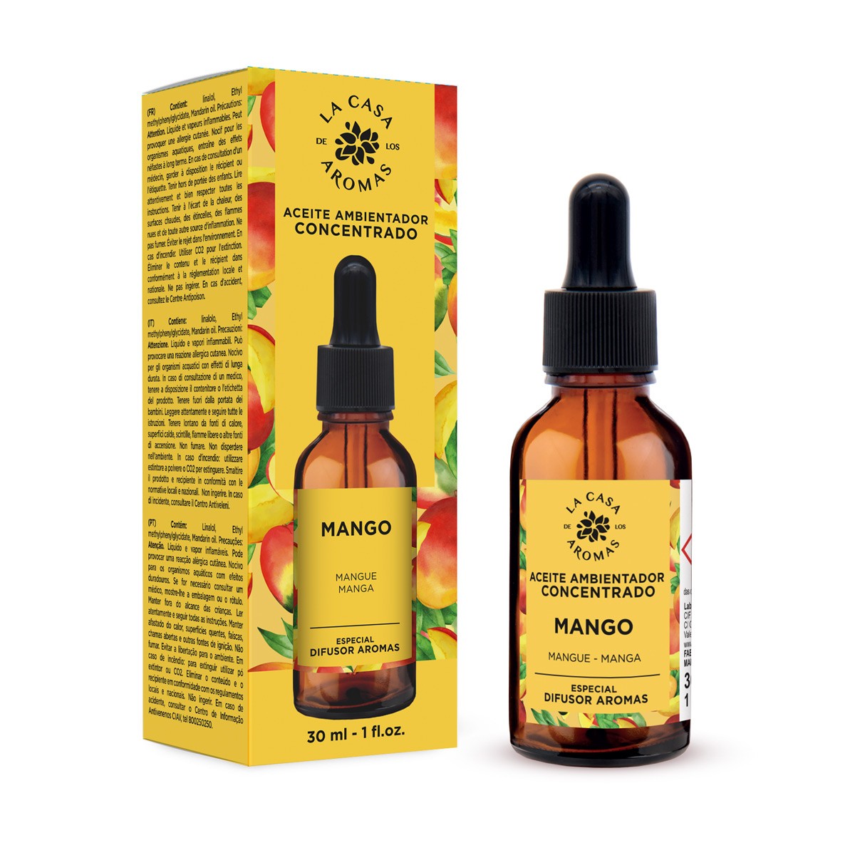 Aceite Aromático Concentrado para Difusor 30ml – 7 Aromas, Alta Duración