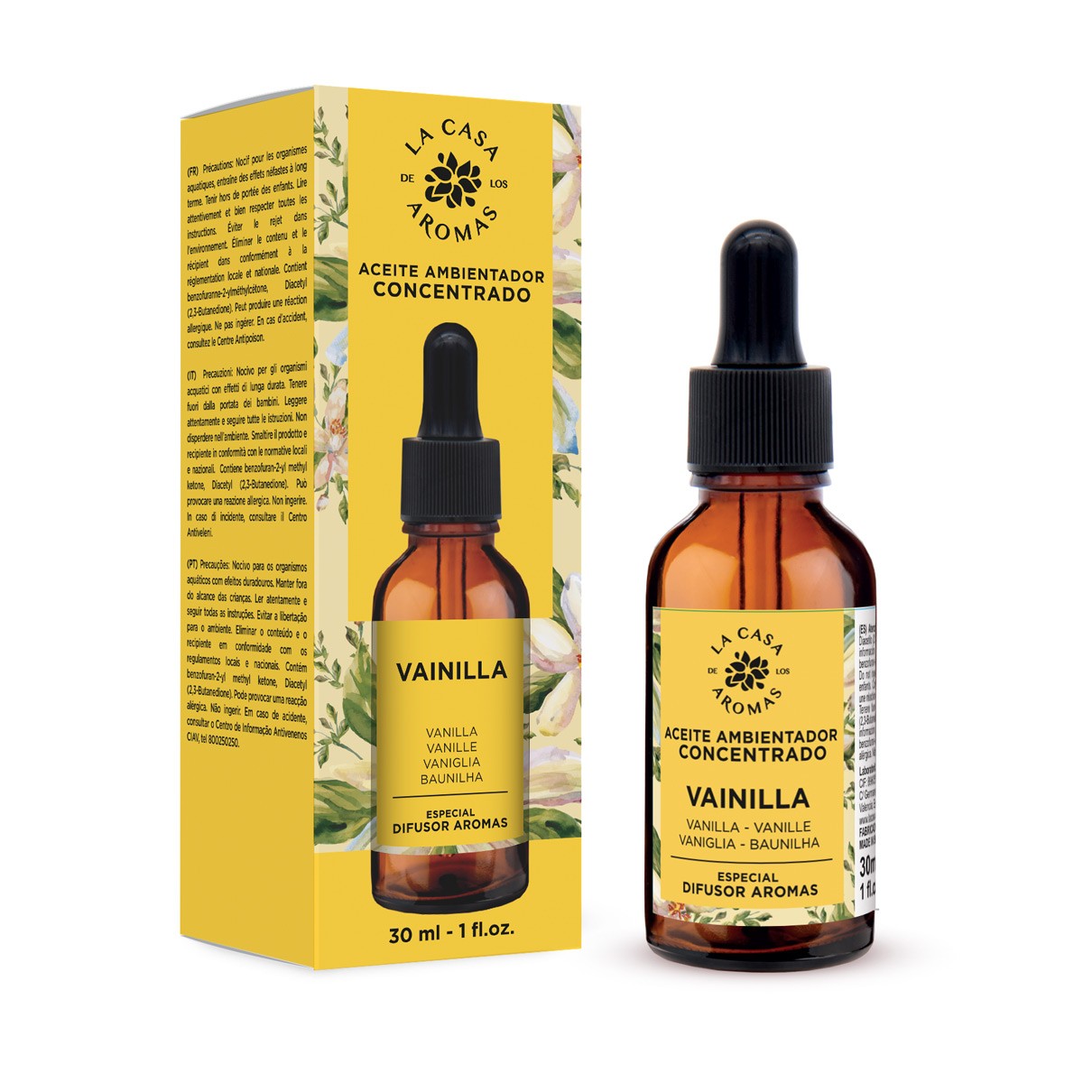 Aceite Aromático Concentrado para Difusor 30ml – 7 Aromas, Alta Duración