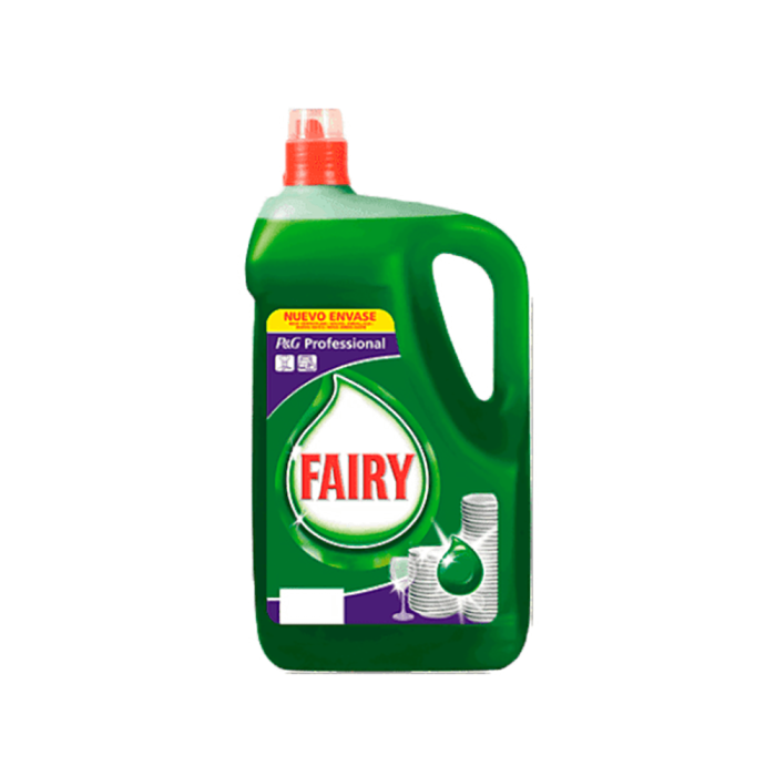 Fairy Profesional 5L – Detergente Lavavajillas Manual Concentrado, Quitagrasas Potente