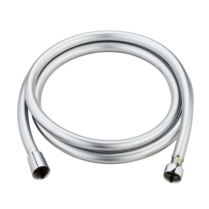 Flexo de Ducha PVC Plata 1,8 m – Universal, Flexible y Resistente