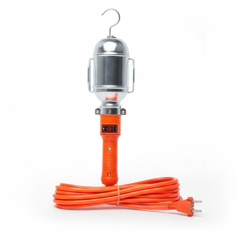 Lámpara de Trabajo con Cable 5m – Luz Potente para Taller, Garaje y Obra