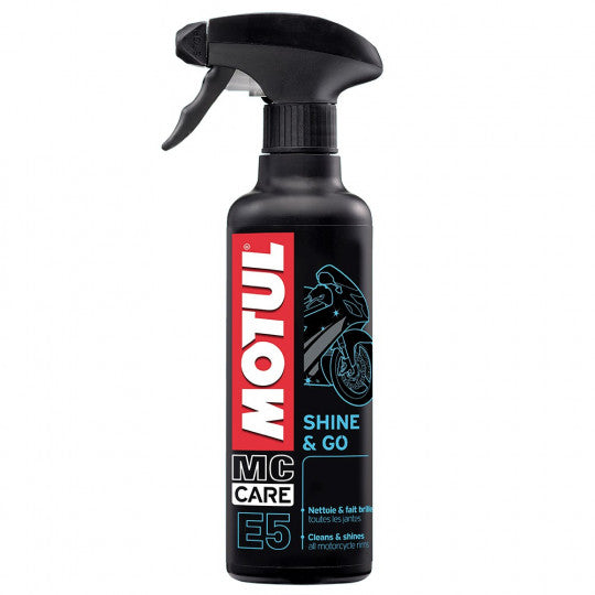 Abrillantador Moto Motul E5 Shine & Go 400ml – Brillo Intenso y Protección