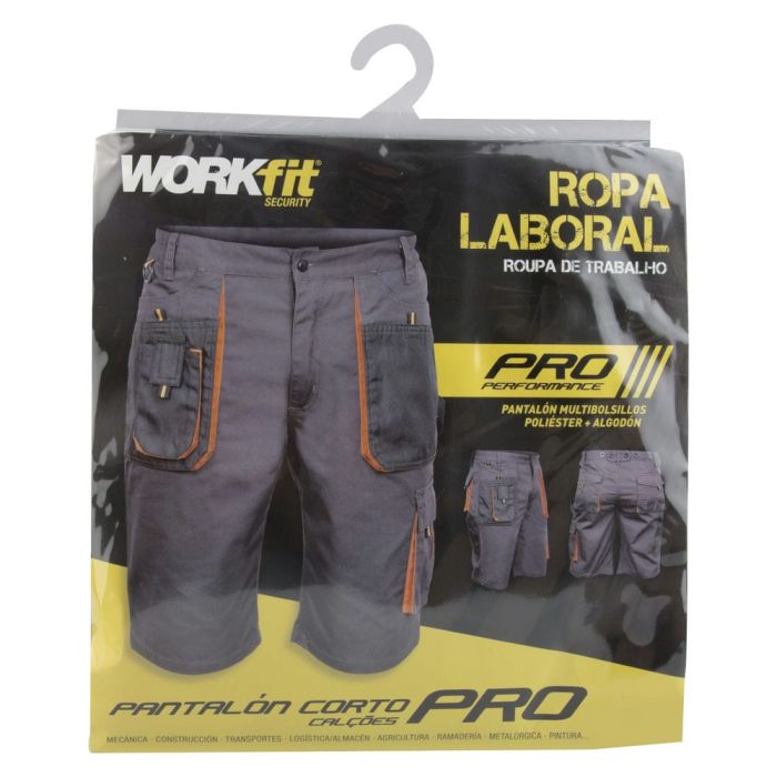 Pantalón Corto de Trabajo Workfit Pro – Resistente, Cómodo y Multibolsillos