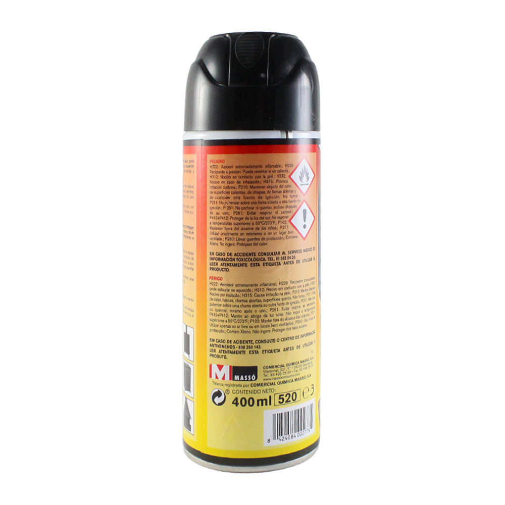 Pintura Anticálorica Negra Spray 400 ml – Resistente a Altas Temperaturas para Estufas y Metales