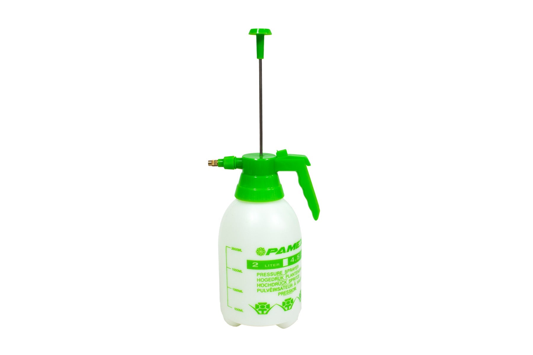 Pulverizador Manual 2L con Boquilla Latón Regulable – Jardín, Limpieza y Desinfección