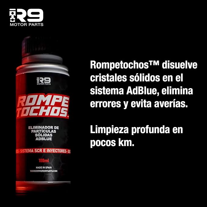 Anticristalizante AdBlue R9 RompeTochos – Disuelve Cristales y Limpia el Sistema SCR