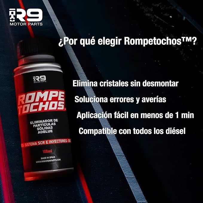 Anticristalizante AdBlue R9 RompeTochos – Disuelve Cristales y Limpia el Sistema SCR
