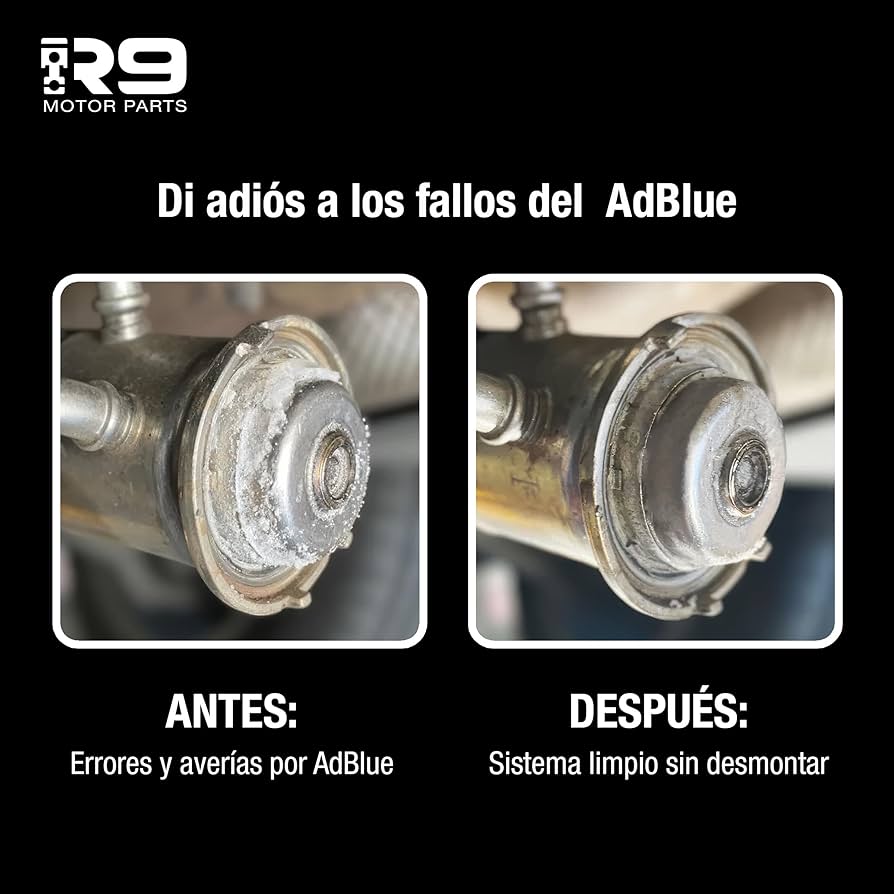 Anticristalizante AdBlue R9 RompeTochos – Disuelve Cristales y Limpia el Sistema SCR