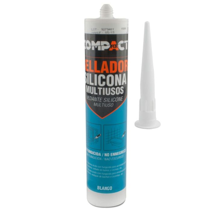 Silicona Transparente Multiusos 300g – Sellado Interior y Exterior