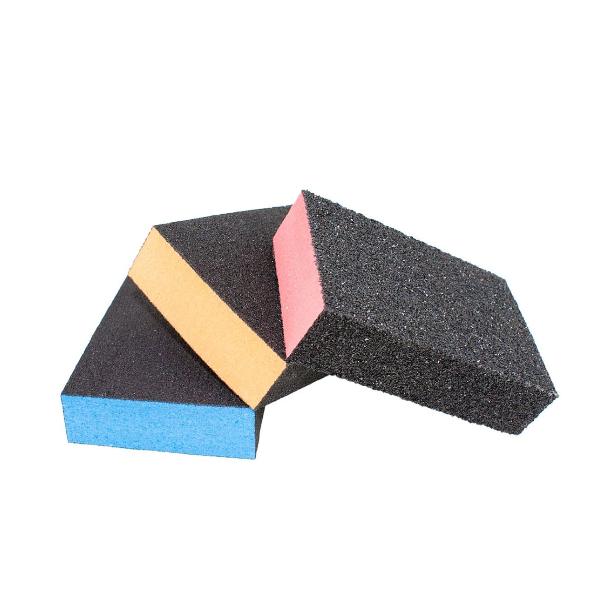 Esponja Abrasiva Taco de Lija Surtido – Set 3 Granos (Grueso, Medio y Suave)