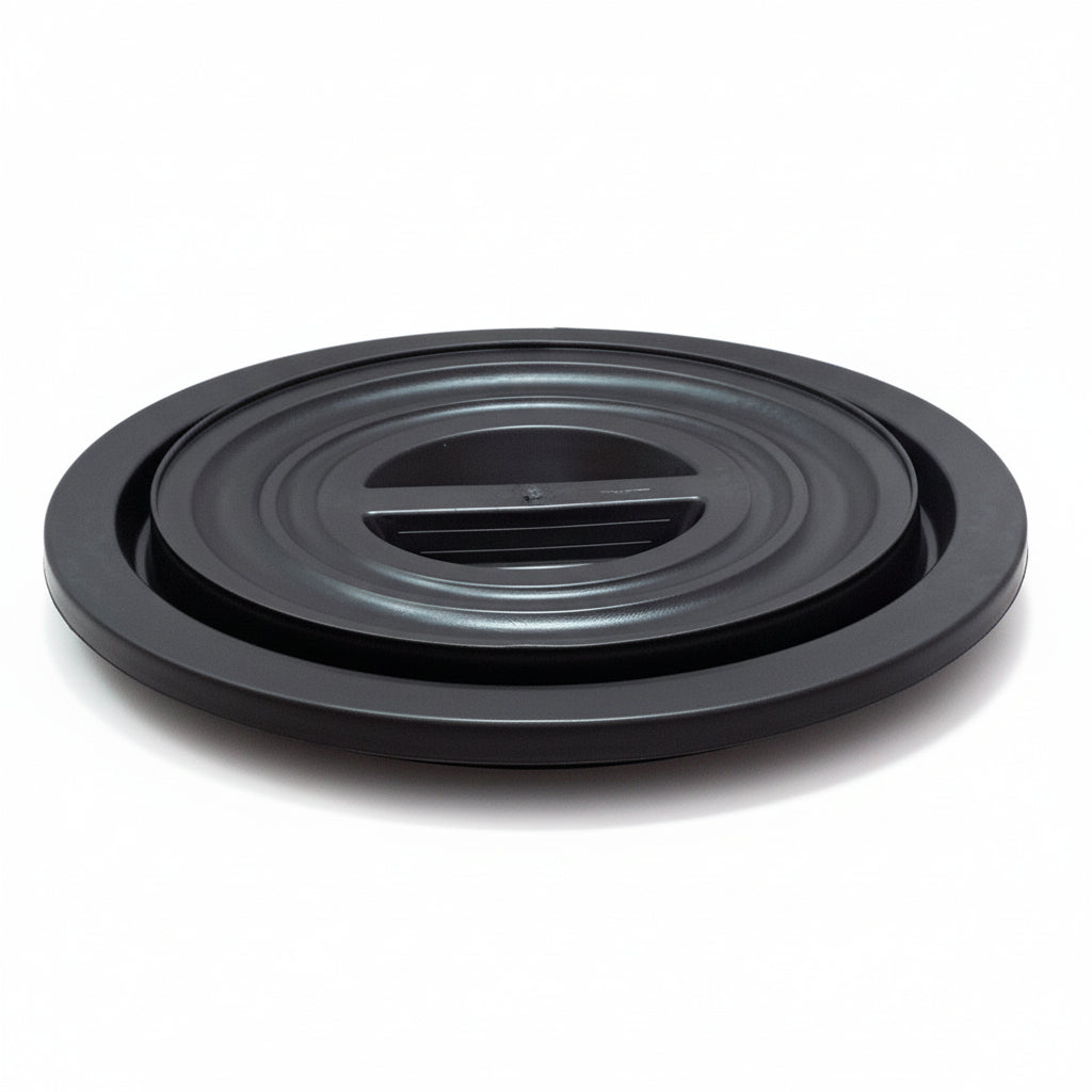Tapa Cubo Basura 75L BIN Polietileno Irrompible Negro