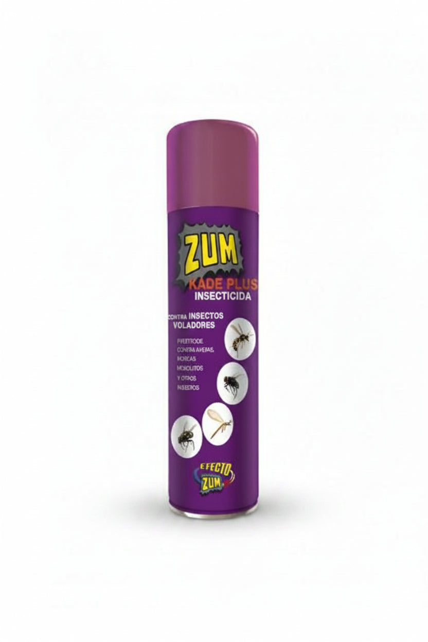 Insecticida ZUM Kade Plus – Voladores y Rastreros, Interior y Exterior, Eficacia Instantánea